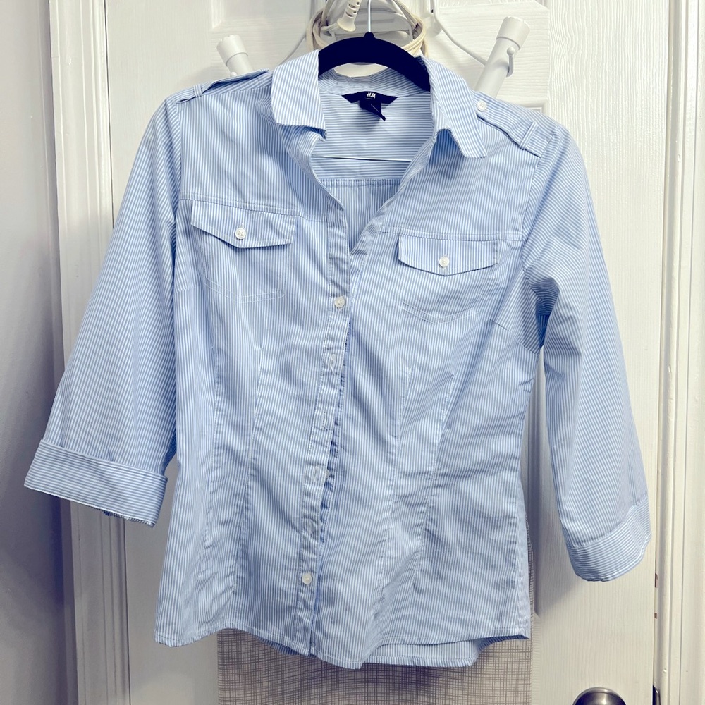Women’s 3/4 Sleeve Button Down